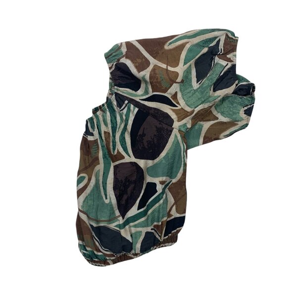 -Puffy-Sleeve cropped Blouse with Scoop Neckline sz small REITMAN - Picture 8 of 15